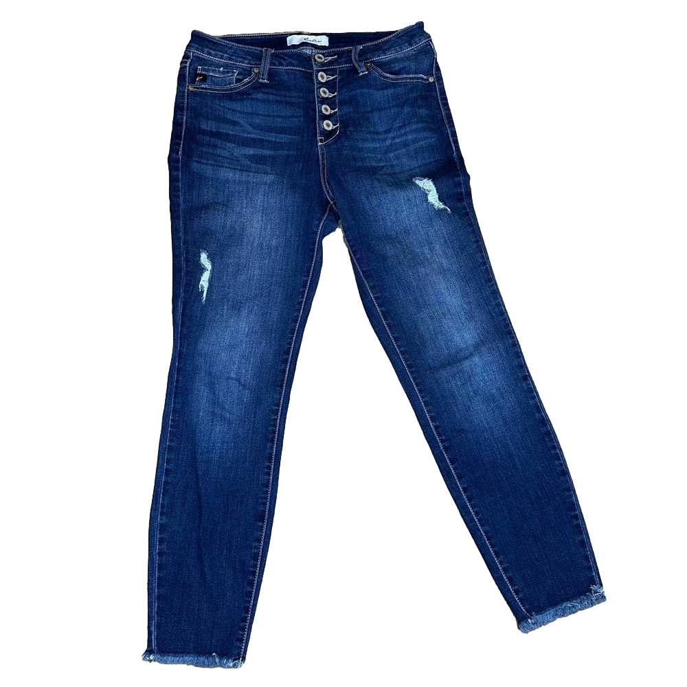 KanCan High Rise Button Fly Skinny Size 27 KC7120M